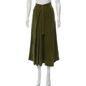 Diane von Furstenberg Silk Midi Skirt